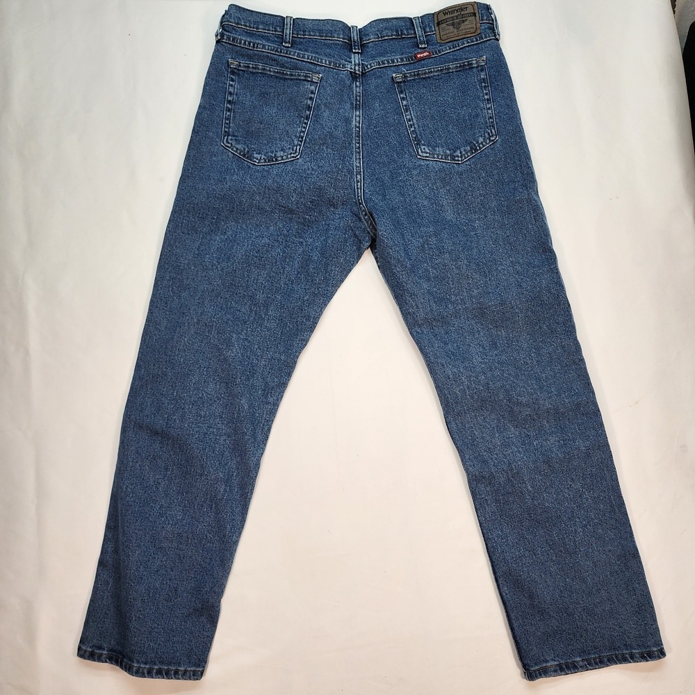 Wrangler Five Star Heritage Regular Fit Stretch Blue Denim Straight Men's Jeans